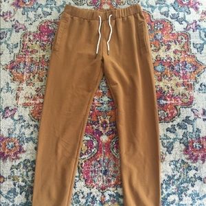 Camel colored Joggers sz small